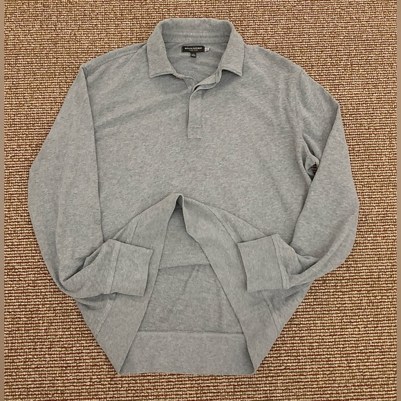 Men's XL Tall Heather Grey Banana Republic Core Temp Shirt - Picture 7 of 14